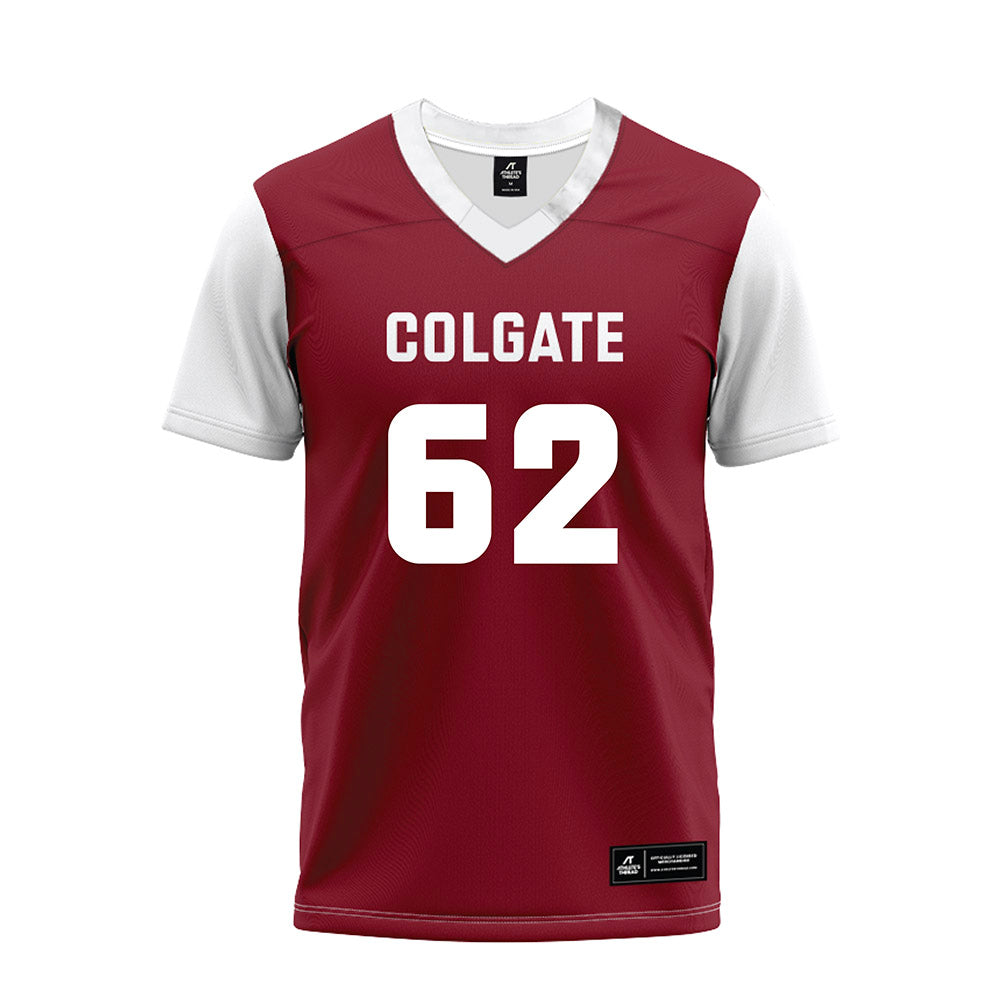 Colgate - NCAA Football : Matt Smith - Maroon Premium Football Jersey-0