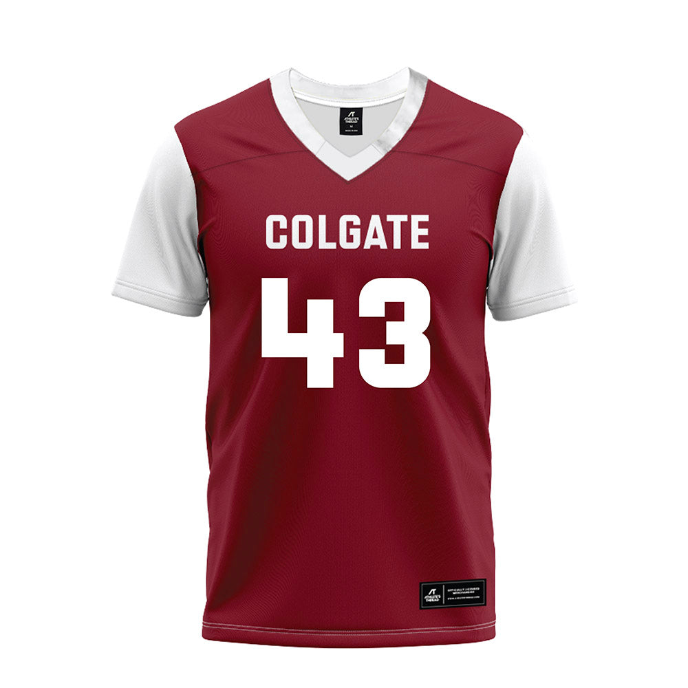 Colgate - NCAA Football : Jeb Koetting - Maroon Premium Football Jersey-0
