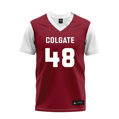 Colgate - NCAA Football : Carson Wilkie - Maroon Premium Football Jersey-0