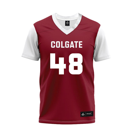 Colgate - NCAA Football : Carson Wilkie - Maroon Premium Football Jersey-0
