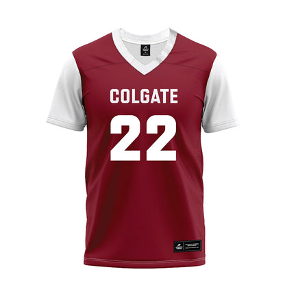 Colgate - NCAA Football : Kenny Langston - Maroon Premium Football Jersey-0