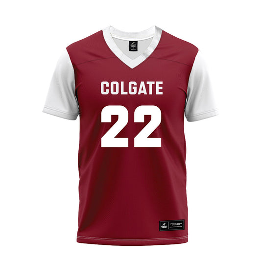 Colgate - NCAA Football : Kenny Langston - Maroon Premium Football Jersey-0