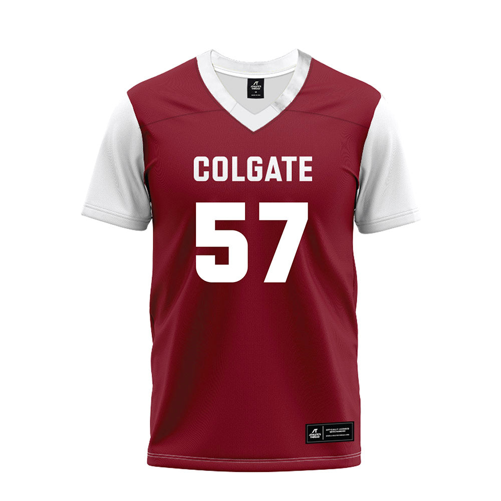 Colgate - NCAA Football : Payton Hawkins - Maroon Premium Football Jersey-0