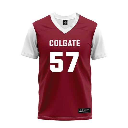 Colgate - NCAA Football : Payton Hawkins - Maroon Premium Football Jersey-0