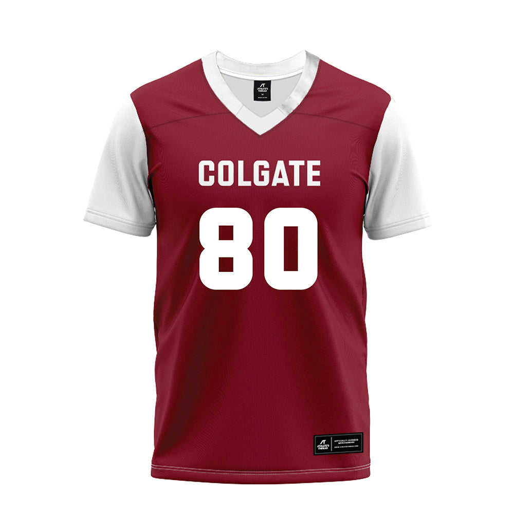 Colgate - NCAA Football : Michael Stevenson - Maroon Premium Football Jersey-0