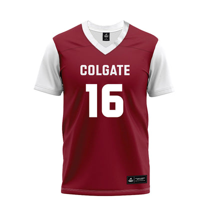 Colgate - NCAA Football : Jaydon Johnson - Maroon Premium Football Jersey-0