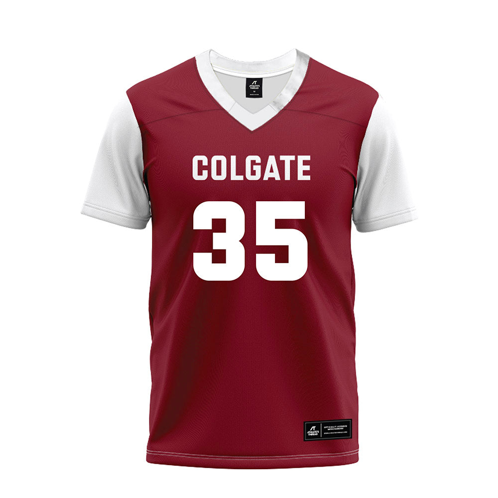 Colgate - NCAA Football : Connor Phelps - Maroon Premium Football Jersey-0