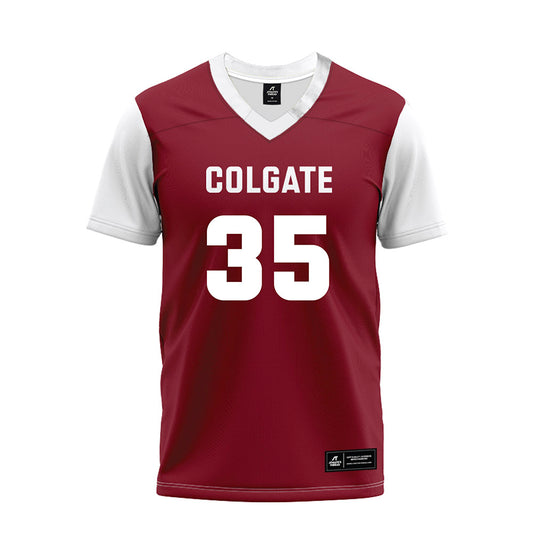 Colgate - NCAA Football : Connor Phelps - Maroon Premium Football Jersey-0