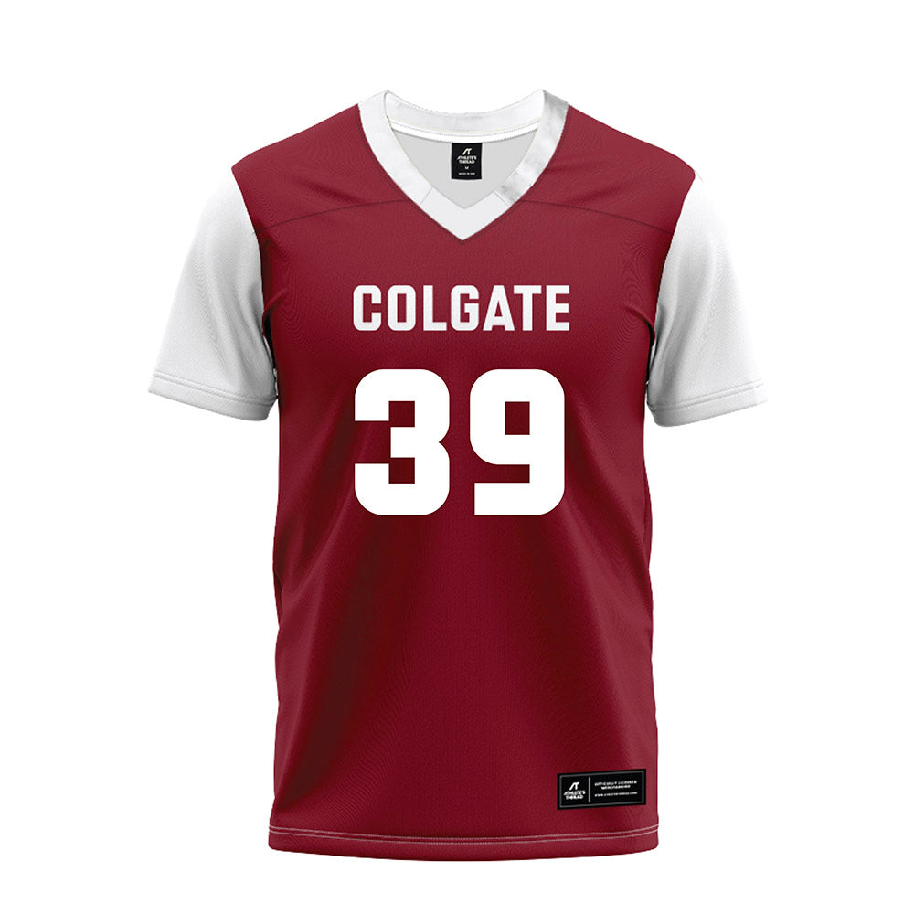 Colgate - NCAA Football : Christian Magliacano - Maroon Premium Football Jersey-0