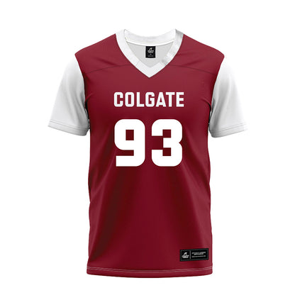 Colgate - NCAA Football : Grant Argiro - Maroon Premium Football Jersey-0