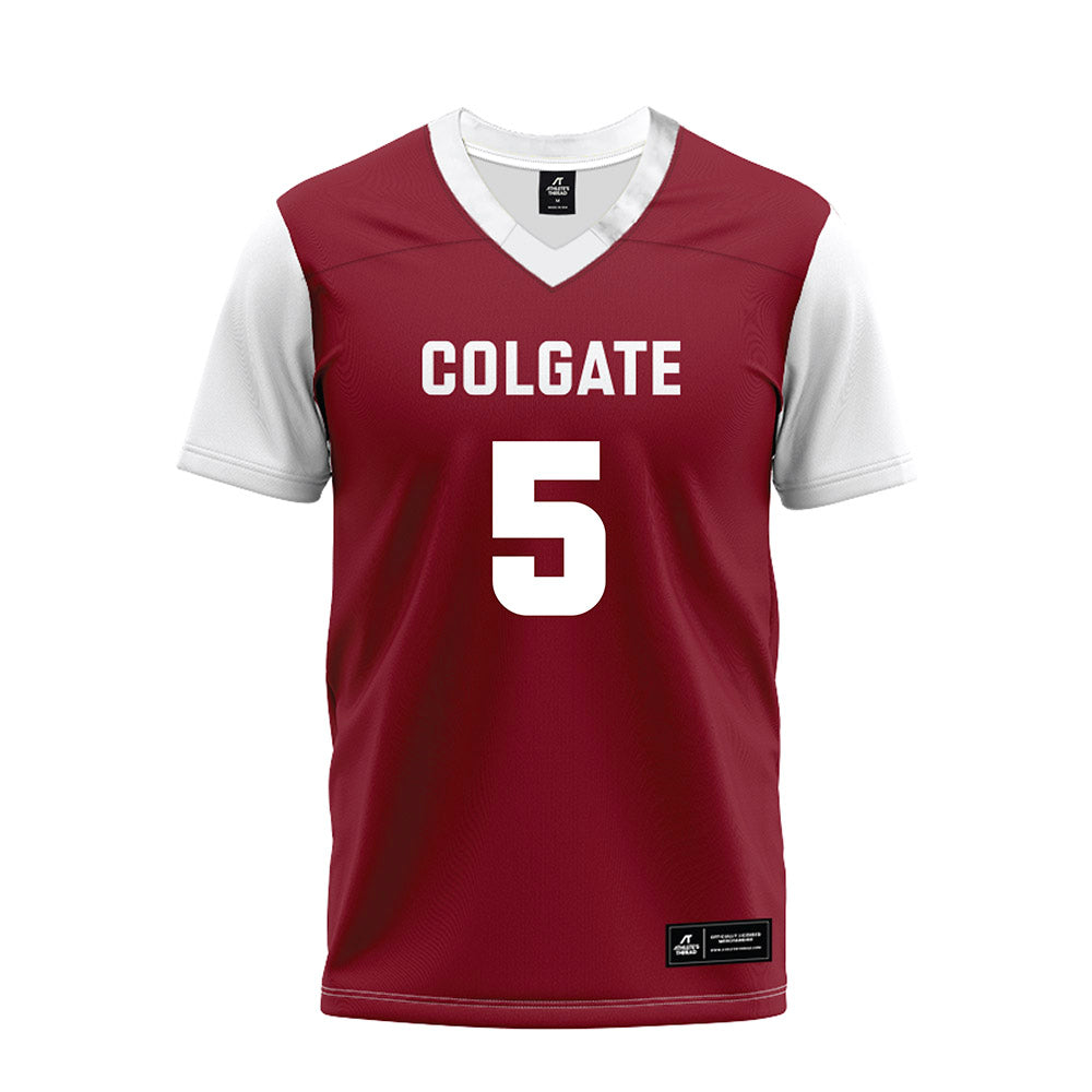 Colgate - NCAA Football : Jariyah Sawyer - Maroon Premium Football Jersey-0