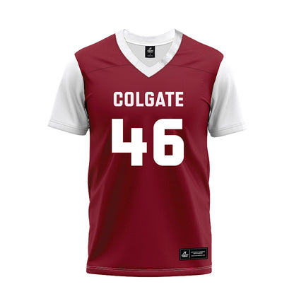 Colgate - NCAA Football : Hal Niendorff - Maroon Premium Football Jersey-0