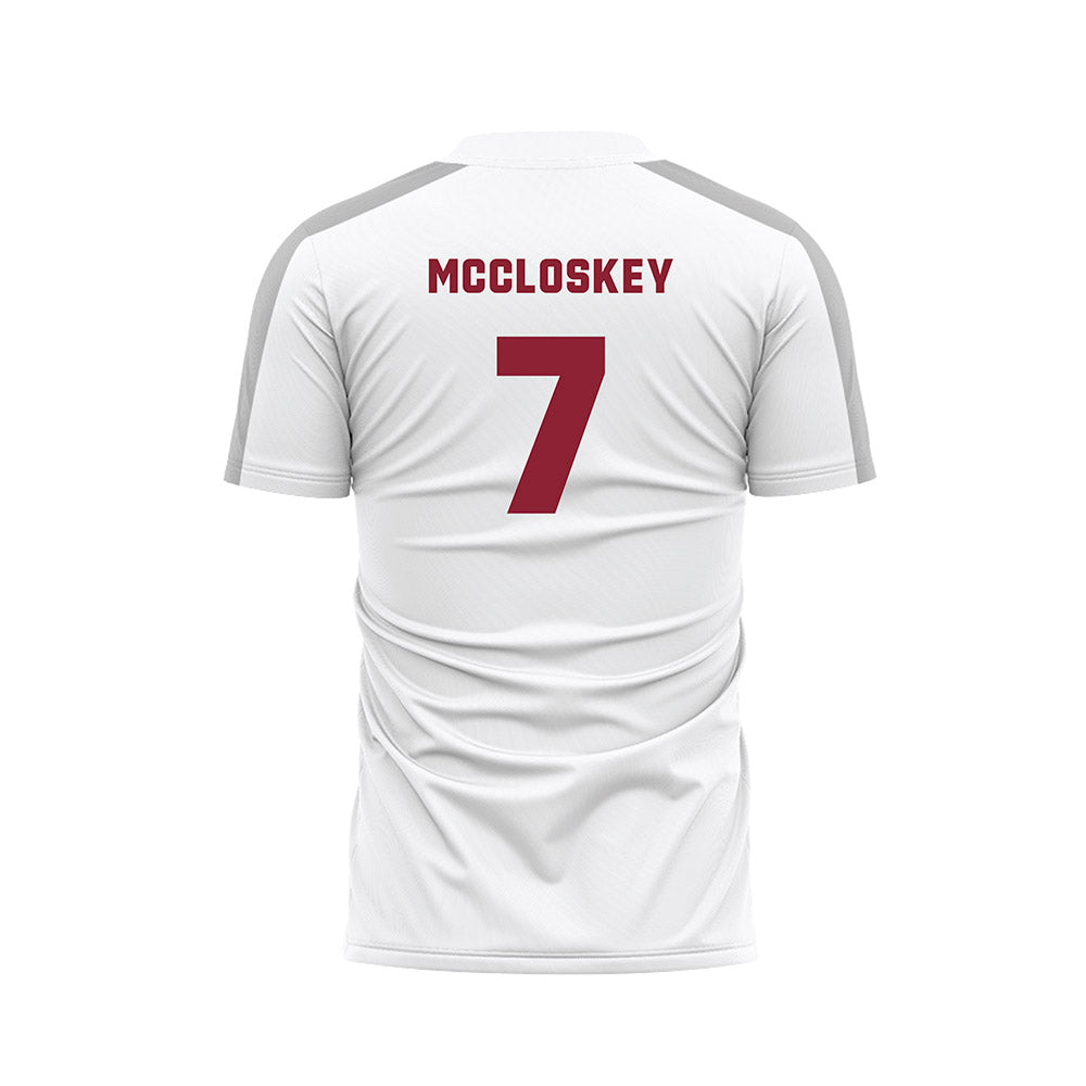 Colgate - NCAA Women's Soccer : Ava McCloskey - White Soccer Jersey-1