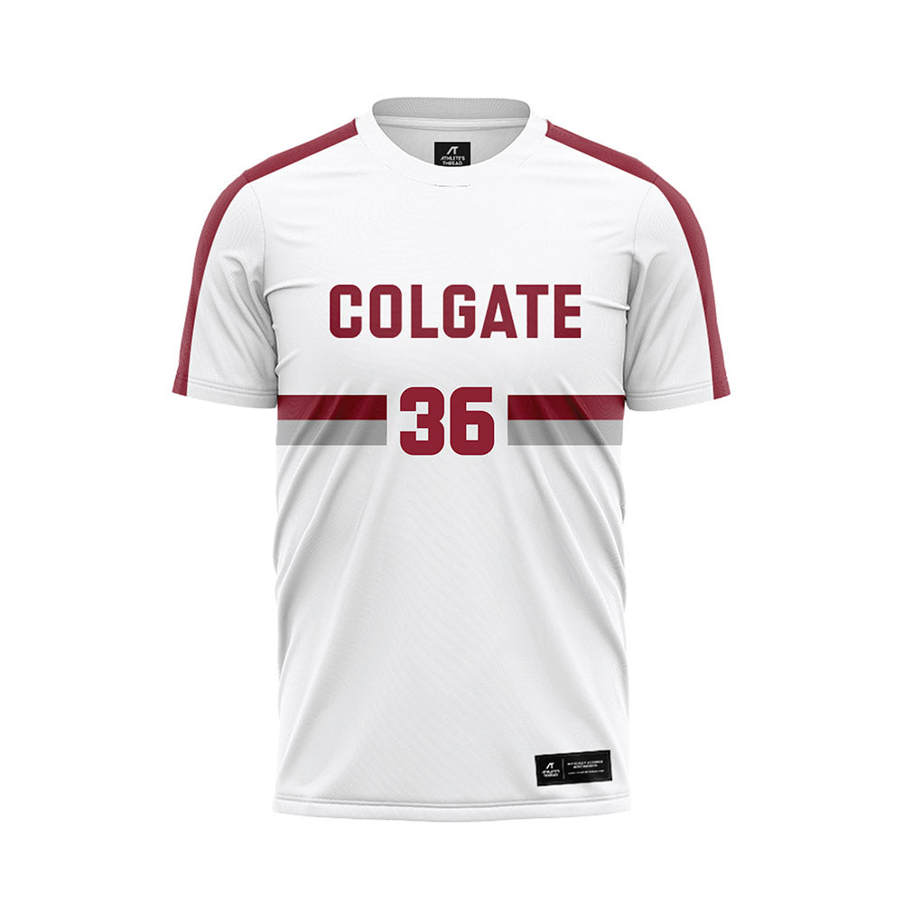 Colgate - NCAA Women's Soccer : Addie Brislen - White Soccer Jersey-0