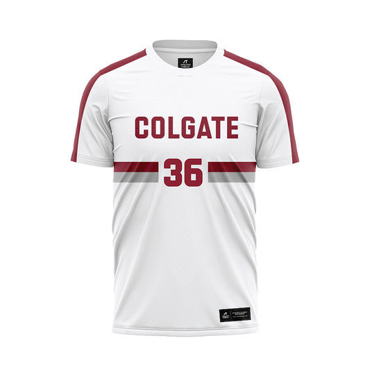 Colgate - NCAA Women's Soccer : Addie Brislen - White Soccer Jersey-0