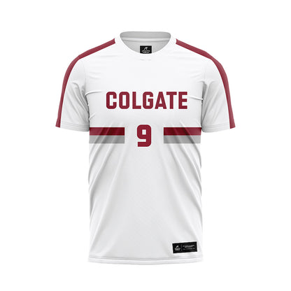 Colgate - NCAA Women's Soccer : Chloe Thompson - White Soccer Jersey-0