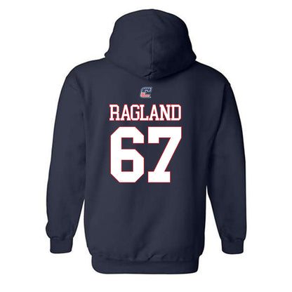 UTC - NCAA Football : Tyrell Ragland - Military Appreciation Hooded Sweatshirt