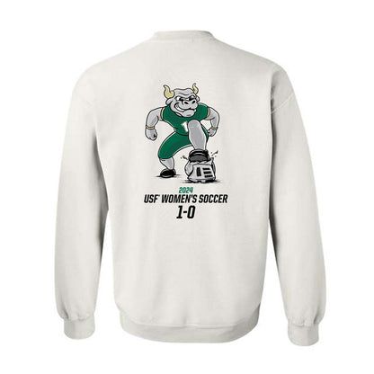 USF - NCAA Women's Soccer : Rocky The Bull Crewneck Sweatshirt