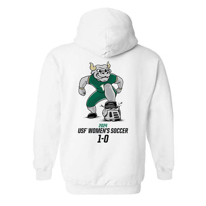 USF - NCAA Women's Soccer : Rocky The Bull Hooded Sweatshirt