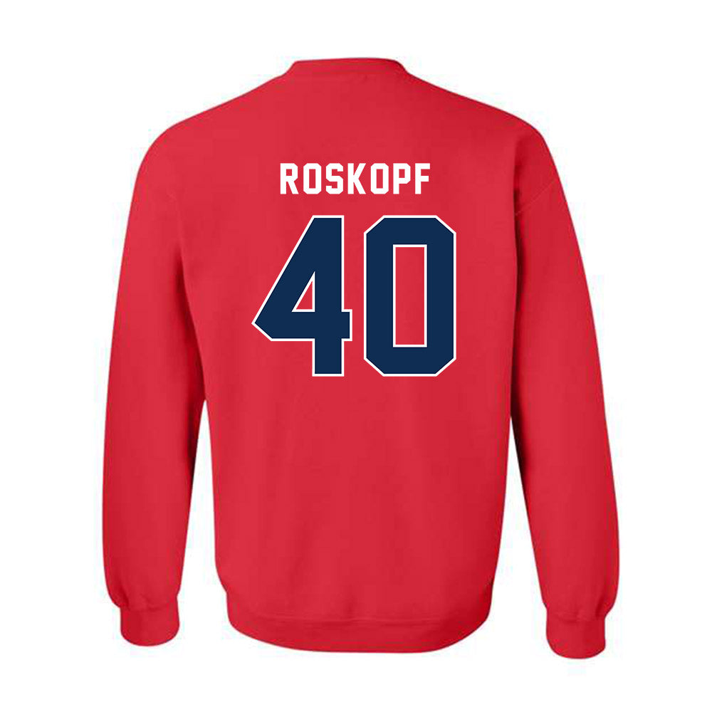MSU Denver - NCAA Baseball : Riley Roskopf - Crewneck Sweatshirt-1