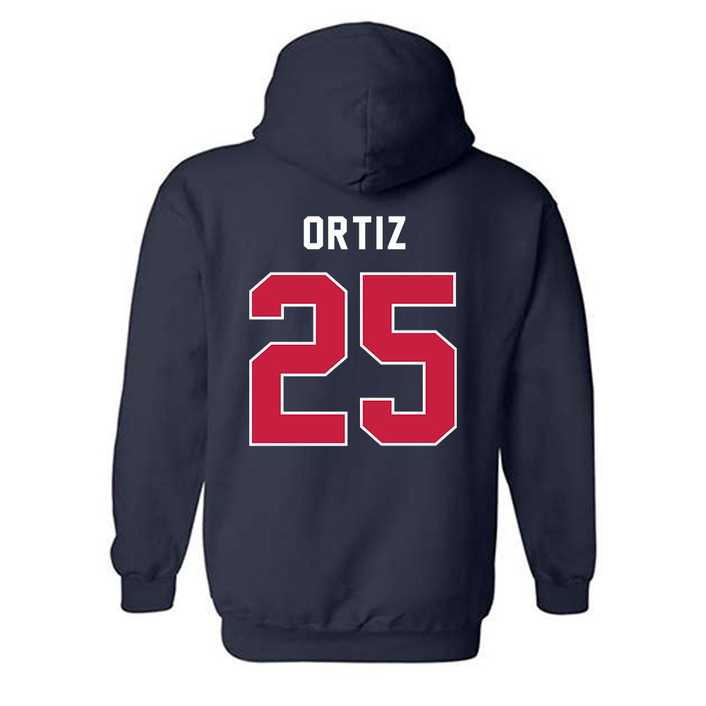 MSU Denver - NCAA Baseball : Erubiel Ortiz - Classic Shersey Hooded Sweatshirt-1