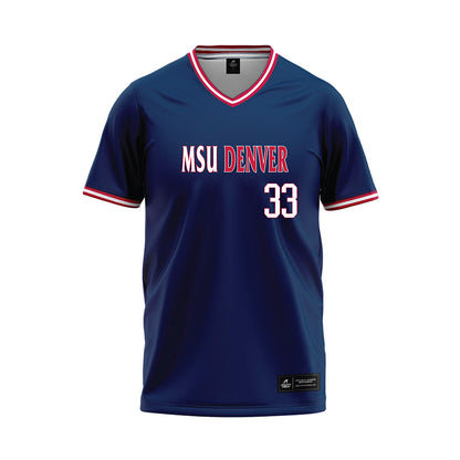 MSU Denver - NCAA Baseball : Josh Pernetti - Baseball Jersey-0