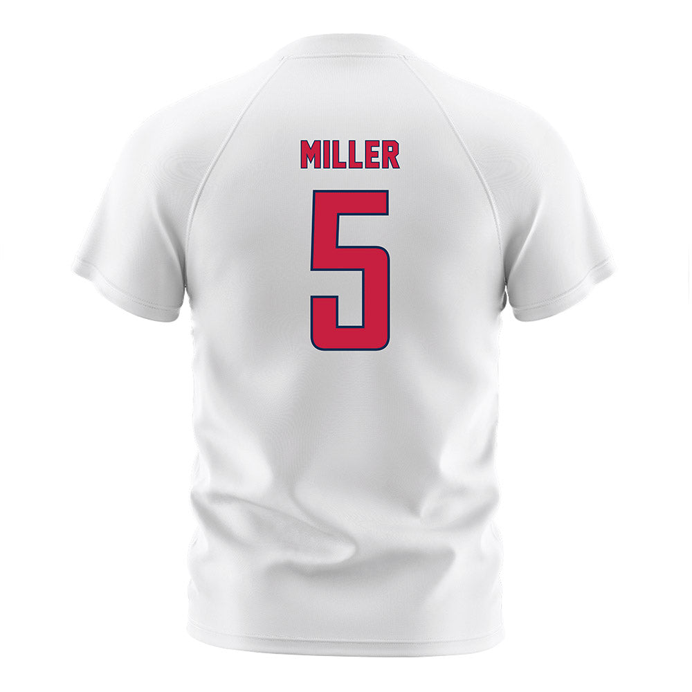 MSU Denver - NCAA Men's Soccer : Noah Miller - White Soccer Jersey-1