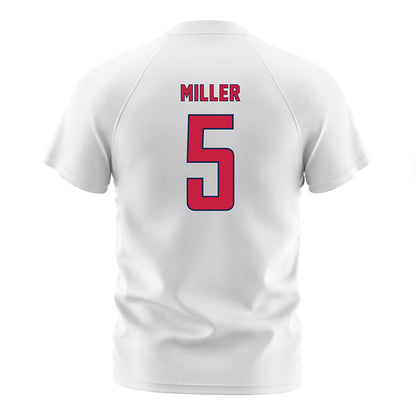 MSU Denver - NCAA Men's Soccer : Noah Miller - White Soccer Jersey-1