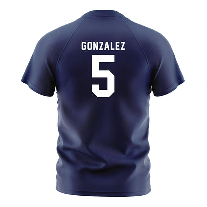 MSU Denver - NCAA Women's Soccer : Meg Gonzalez - Blue Soccer Jersey-1