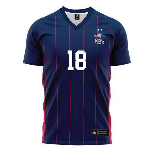 MSU Denver - NCAA Women's Soccer : Jocelyn Thompson - Blue Soccer Jersey-0