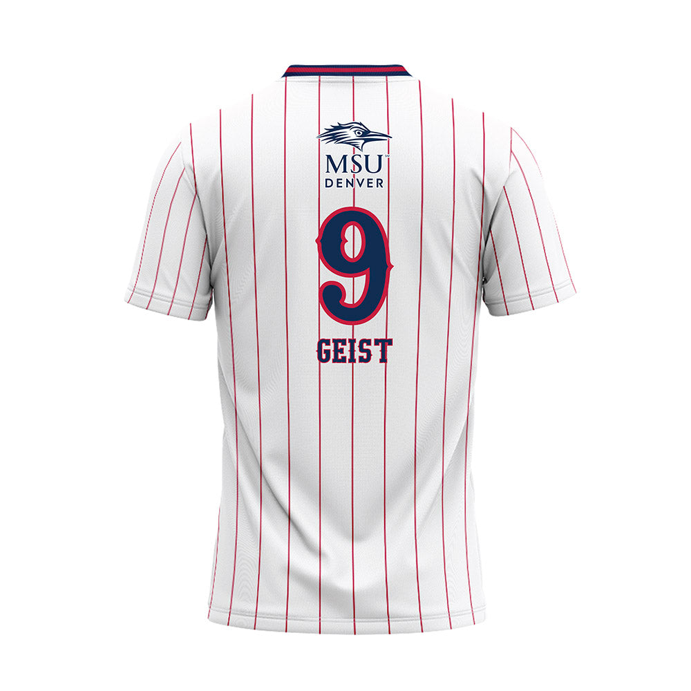 MSU Denver - NCAA Softball : Jaiden Geist - White Baseball Jersey-1