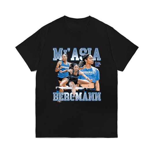 Memphis - NCAA Women's Track & Field : Mi'Asia Bergmann - Collage Comfort Colors T-Shirt-0
