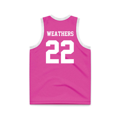 Alabama - NCAA Women's Basketball : Karly Weathers - Pink Basketball Jersey