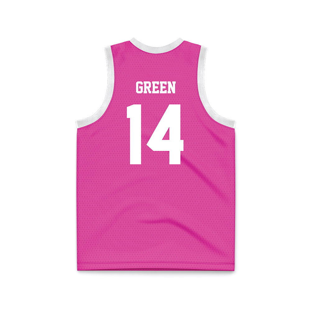 Alabama - NCAA Women's Basketball : Zaay Green - Pink Basketball Jersey