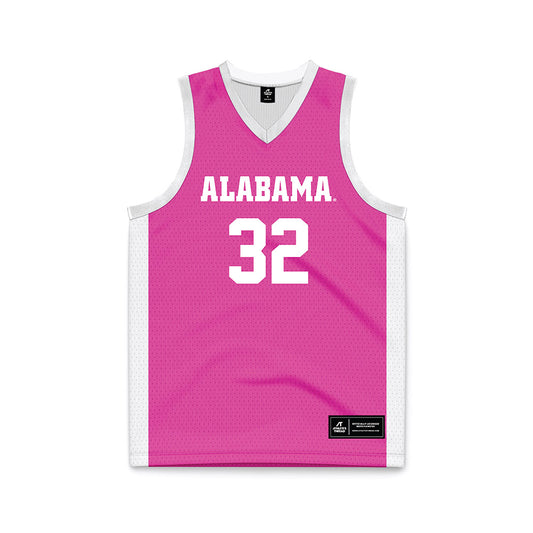 Alabama - NCAA Women's Basketball : Alancia Ramsey - Pink Basketball Jersey-0