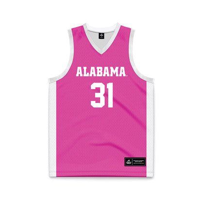 Alabama - NCAA Women's Basketball : Naomi Jones - Pink Basketball Jersey