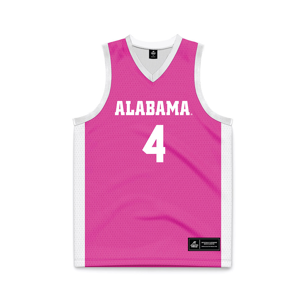 Alabama - NCAA Women's Basketball : Eris Lester - Pink Basketball Jersey