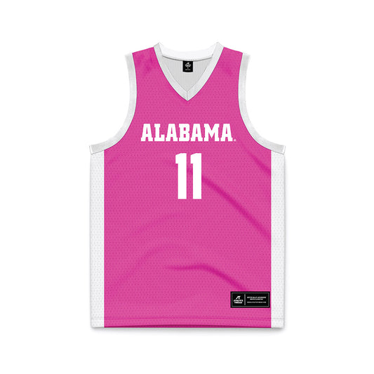 Alabama - NCAA Women's Basketball : Tianna Chambers - Pink Basketball Jersey-0