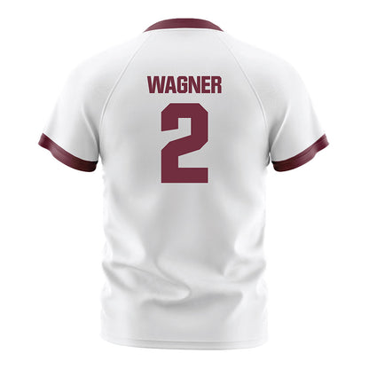 Mississippi State - NCAA Women's Soccer : Chelsea Wagner - White Soccer Jersey-1