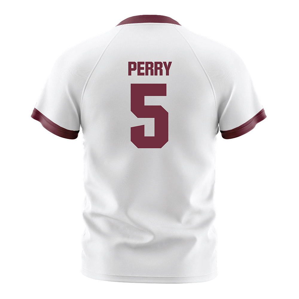Mississippi State - NCAA Women's Soccer : ally perry - White Soccer Jersey-1
