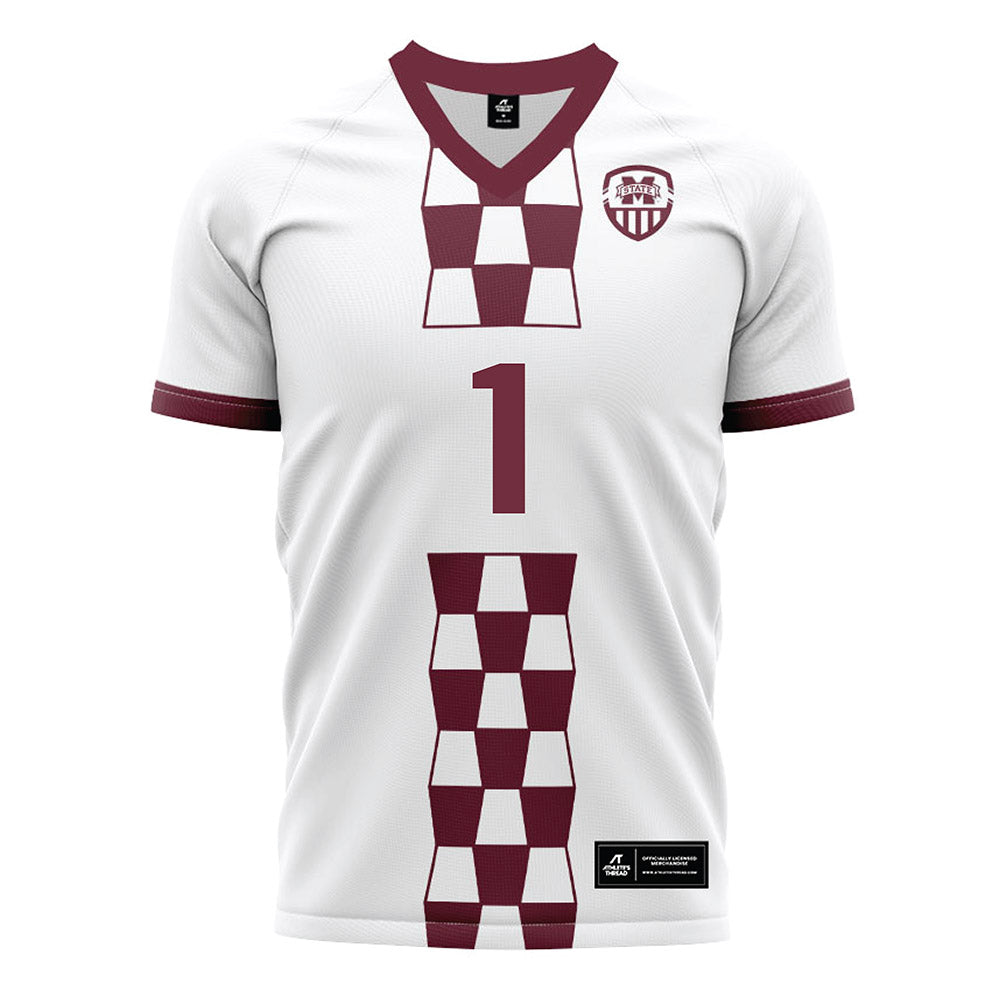 Mississippi State - NCAA Women's Soccer : Sarah Wommack - White Soccer Jersey-0