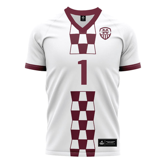 Mississippi State - NCAA Women's Soccer : Sarah Wommack - White Soccer Jersey-0