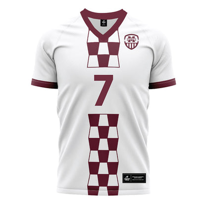 Mississippi State - NCAA Women's Soccer : Zoe Main - White Soccer Jersey-0