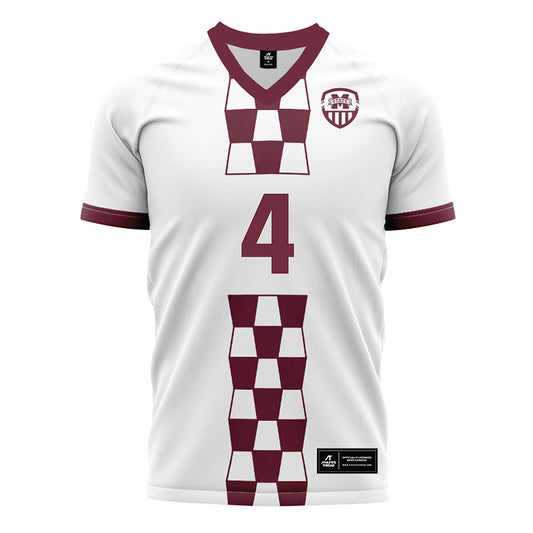 Mississippi State - NCAA Women's Soccer : Macey Hodge - White Soccer Jersey