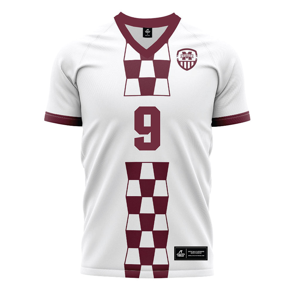 Mississippi State - NCAA Women's Soccer : Gabrielle Mccaslin - White Soccer Jersey