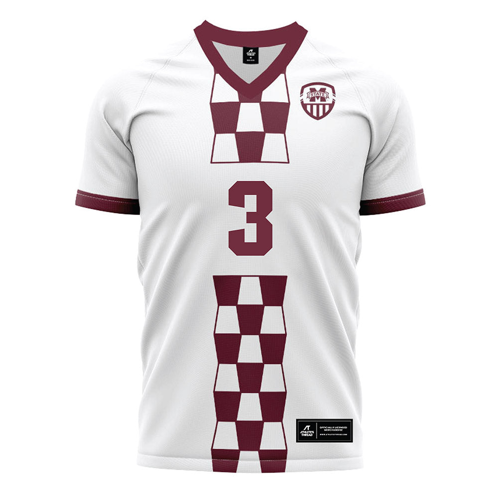 Mississippi State - NCAA Women's Soccer : Kyra Taylor - White Soccer Jersey-0