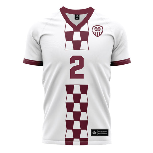 Mississippi State - NCAA Women's Soccer : Chelsea Wagner - White Soccer Jersey-0