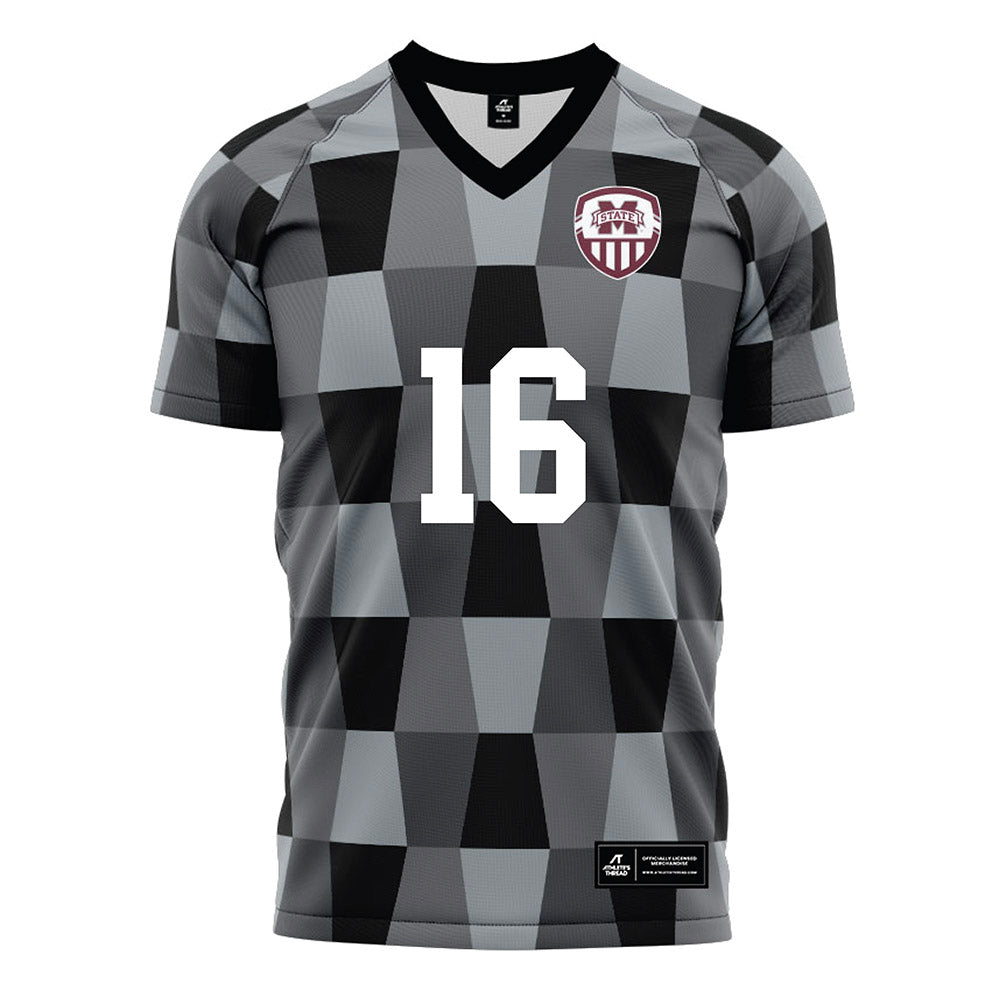 Mississippi State - NCAA Women's Soccer : Rylie Combs - Black Soccer Jersey-0