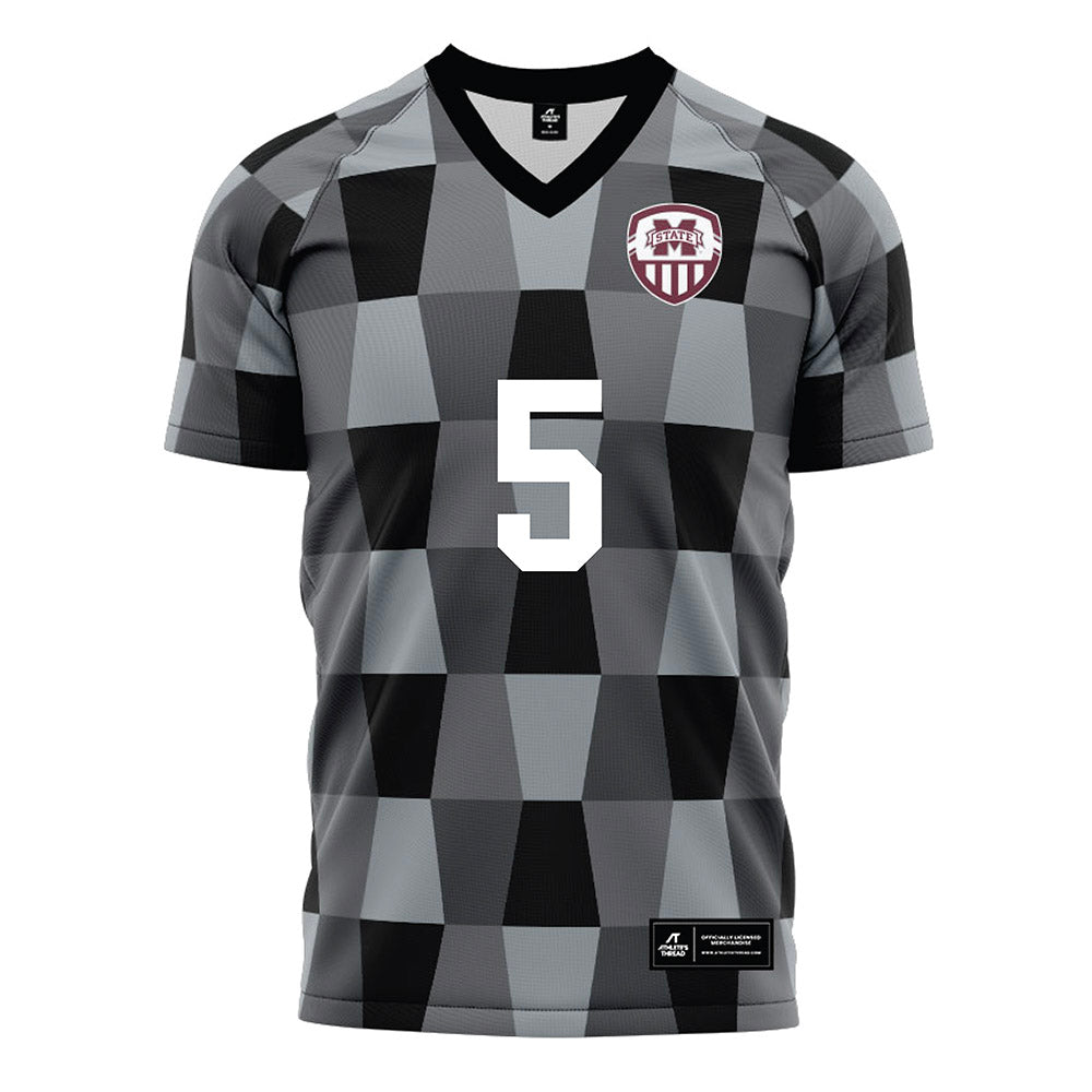 Mississippi State - NCAA Women's Soccer : ally perry - Black Soccer Jersey-0