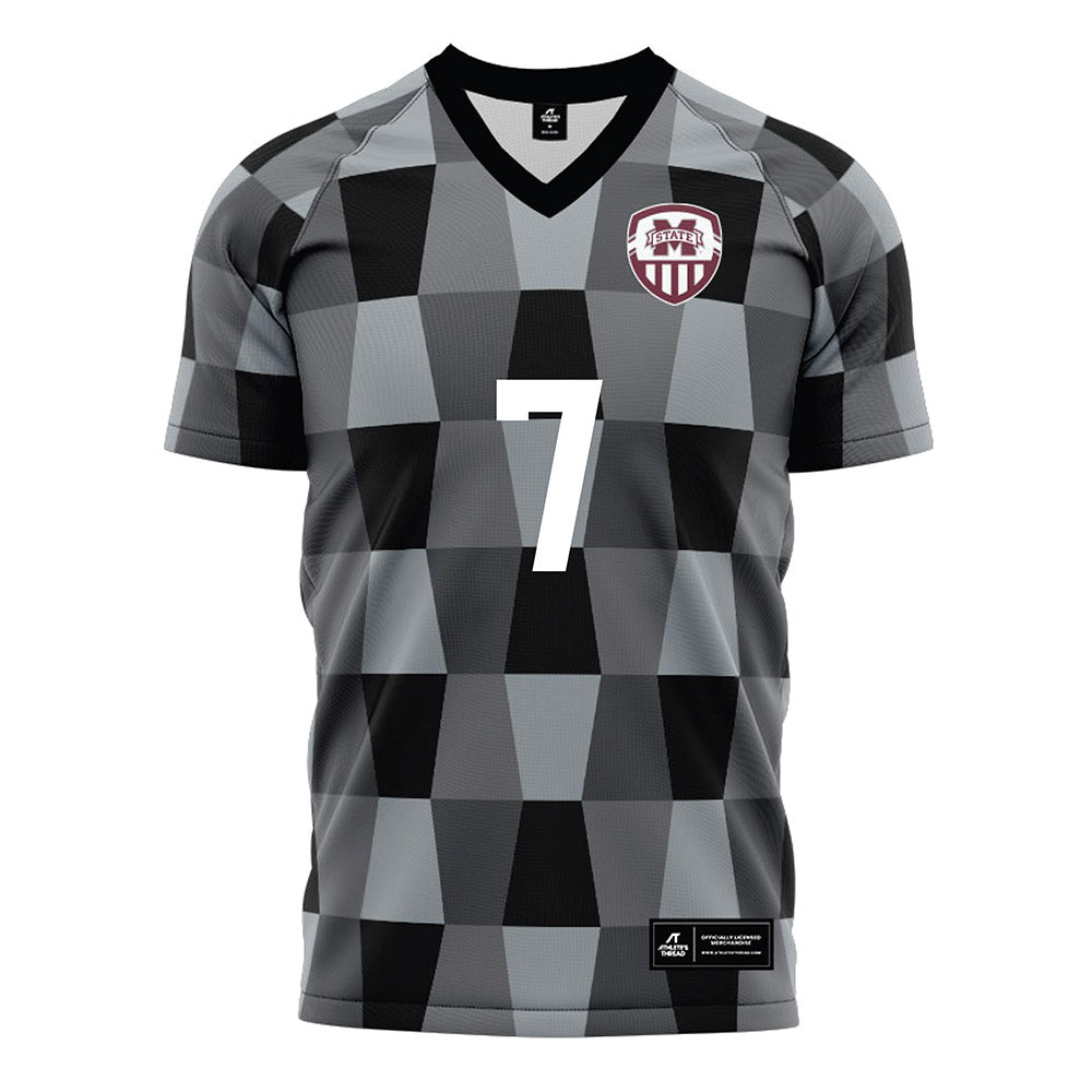 Mississippi State - NCAA Women's Soccer : Zoe Main - Black Soccer Jersey-0